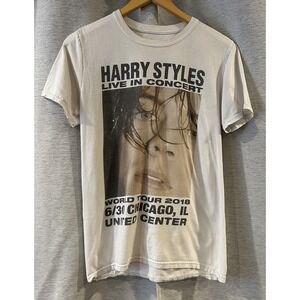 Harry‎ Styles Live Concert T-Shirt World Tour 2018 Chicago, IL  Sz Small